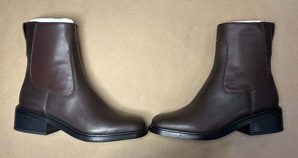 Franco Sarto Gavi Bootie Size 8.5 M Brown Leather - Picture 3 of 6